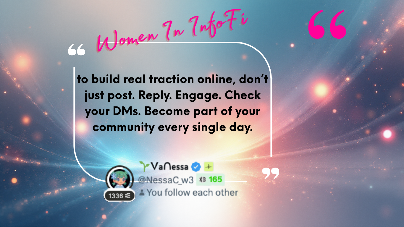 Women In InfoFi - Episode 1: @nessaac_w3